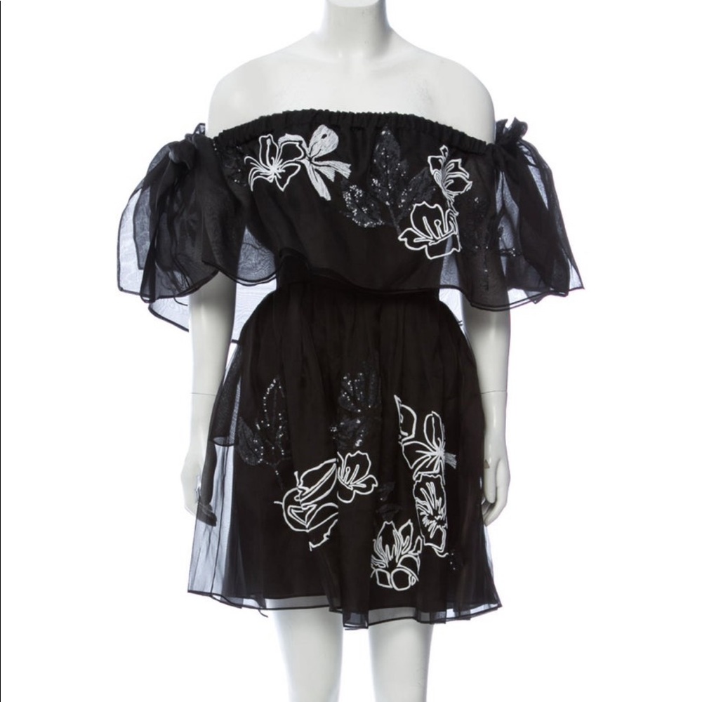 Fendi off the shoulder dress